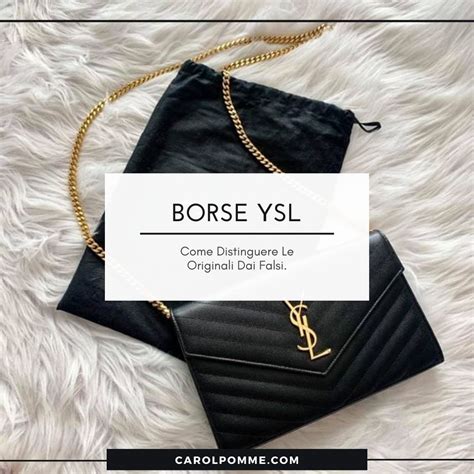 come riconoscere se una borsa ysl originale|ysl counterfeit bag.